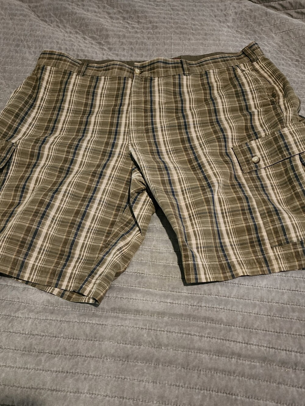 Bob Timberlake Men's Size 42 Plaid Cargo Shorts
